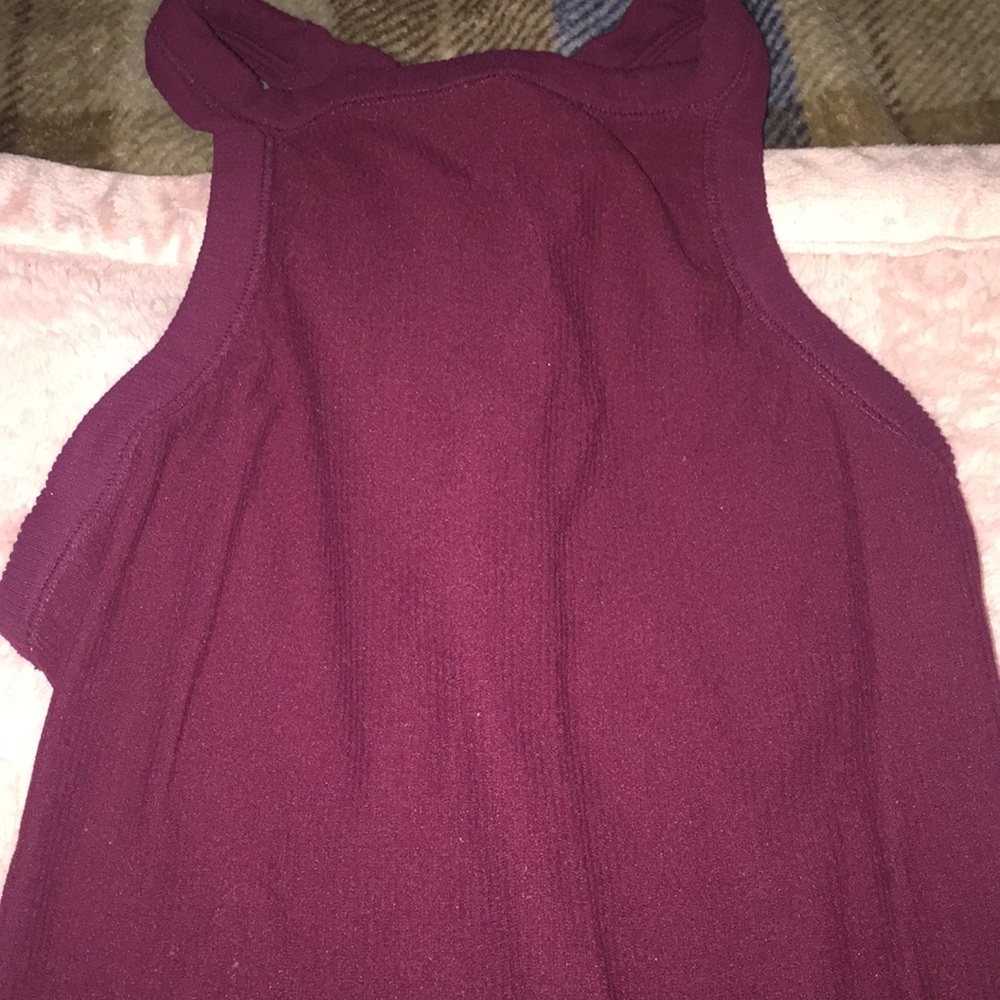 Red tank top
